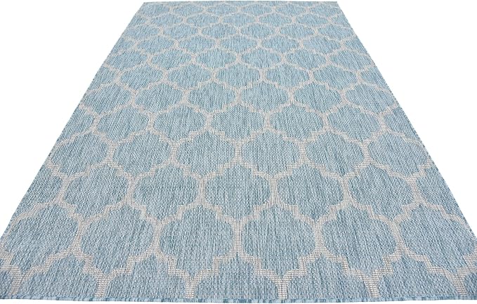 Unique Loom Outdoor Trellis Collection Area Rug - Image 5
