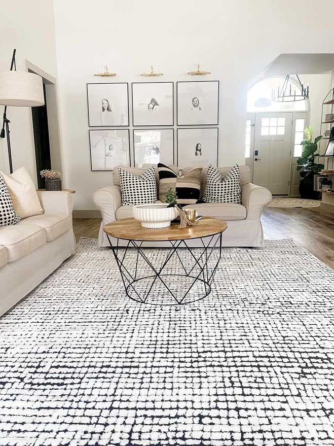 Hauteloom Keita Contemporary Mosaic Runner Rug - Image 9