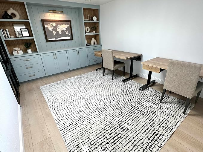 Hauteloom Keita Contemporary Mosaic Area Rug - Image 9