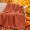 Amélie Home Checkered Chenille Knit Throw Blanket by Am%C3%A9lieHome