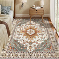 Tangsoo 4x6 Area Rugs for Living Room, Washable Vintage Rug Indoor, Distressed by Tangsoo