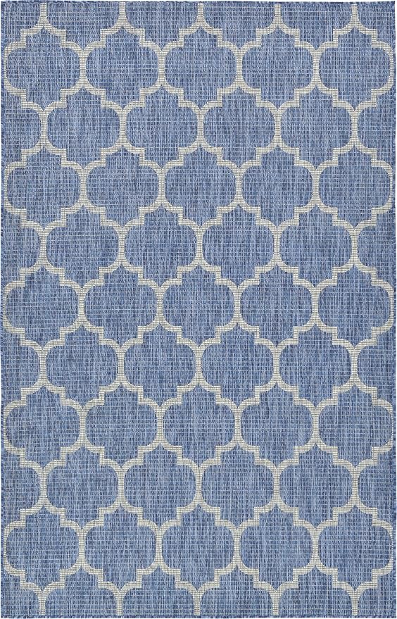 Unique Loom Outdoor Trellis Collection Area Rug - Image 3