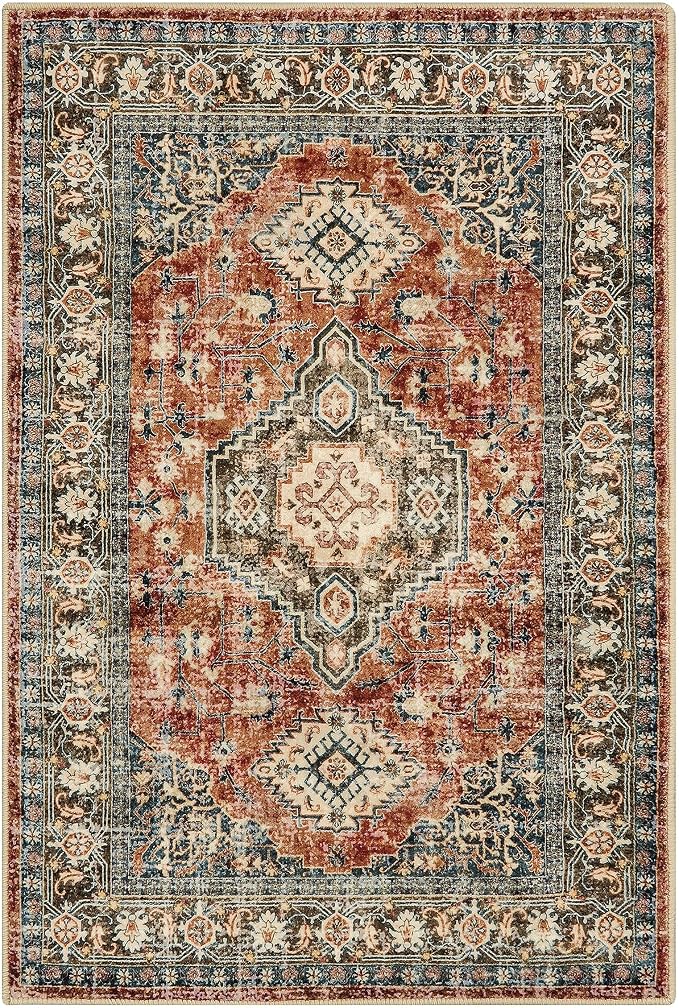 Lahome Oriental Washable Small Area Rug, 2x3 Rugs - Image 6