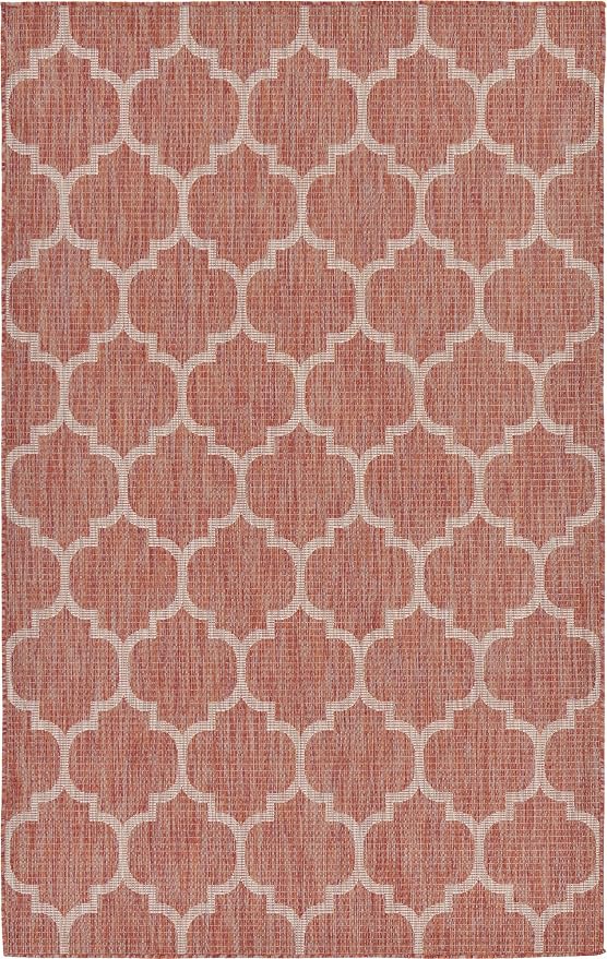 Unique Loom Outdoor Trellis Collection Area Rug - Image 3