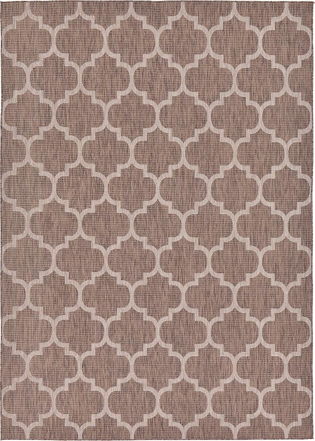 Unique Loom Outdoor Trellis Collection Area Rug - Image 2