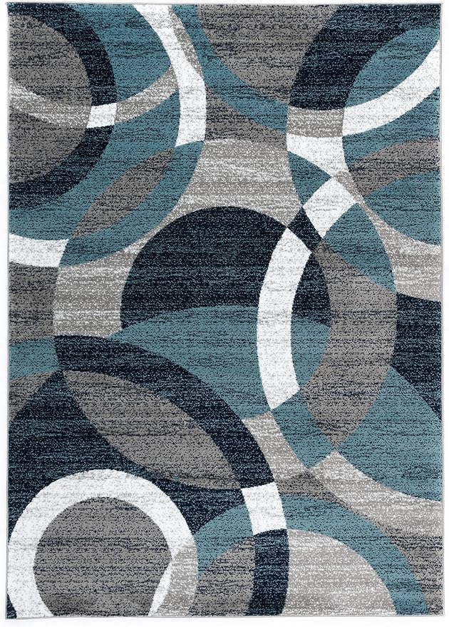 Rugshop Contemporary Abstract Circles Perfect - Image 3