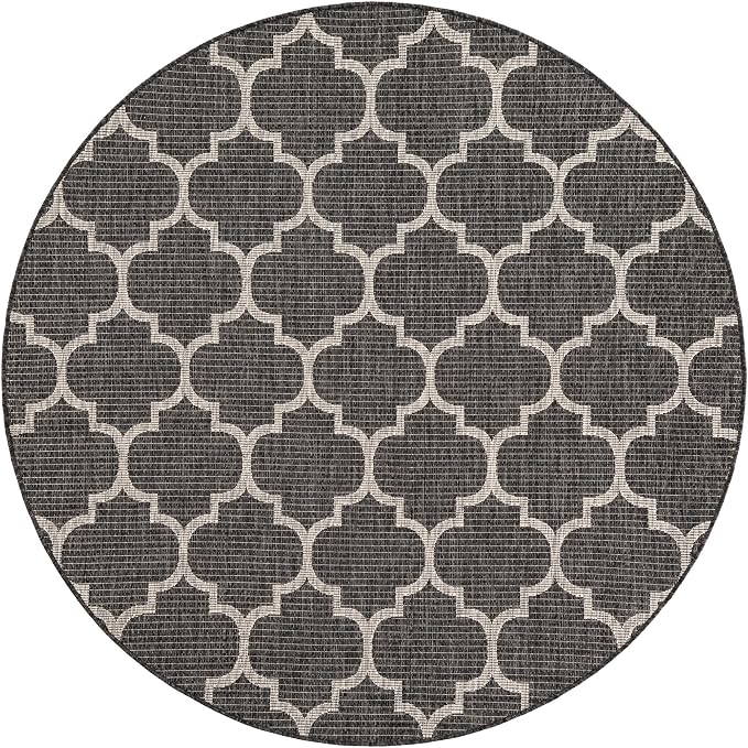 Unique Loom Outdoor Trellis Collection Area Rug - Image 3