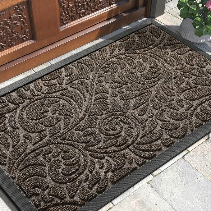 Yimobra Door Mat Outside Entrance 29.5x17, Waterproof Sturdy Outdoor Mats - Image 7