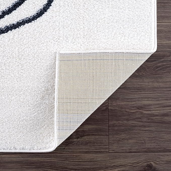 Abani Rugs Cream and Gray 8 ft. x 10 ft. Mid-Century Rug - Image 7