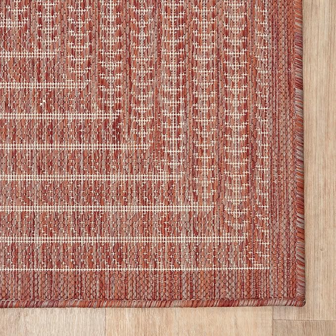 Adiva Rugs Outdoor Indoor Area Rug, Weather Resistant, Stain Resistant Floor Mat - Image 7