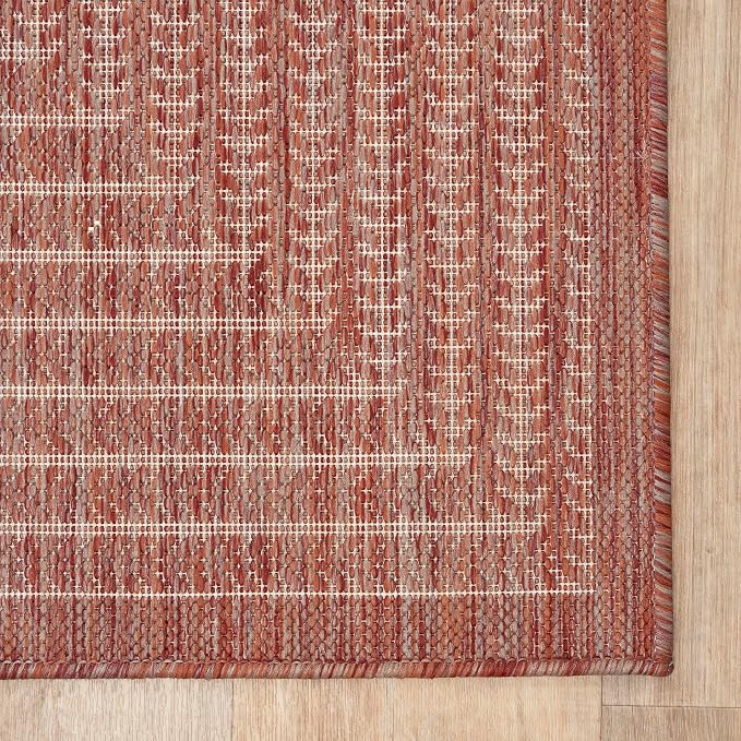 Adiva Rugs Outdoor Indoor Area Rug, Weather Resistant, Stain Resistant Floor Mat - Image 6
