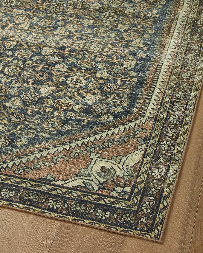 Loloi Magnolia Home by Joanna Gaines Banks Collection BAN-02 Denim/Clay 2'-3" x - Image 13