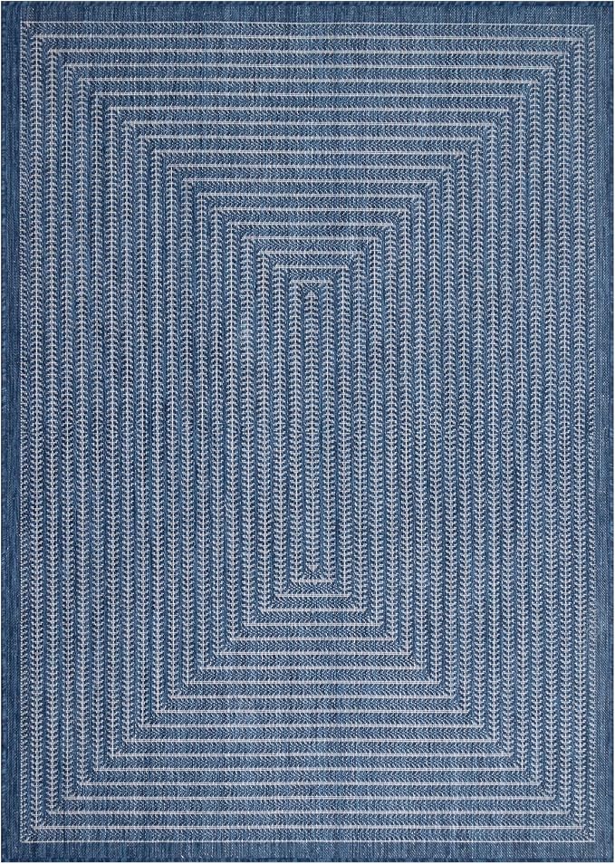 Adiva Rugs Outdoor Indoor Area Rug, Weather Resistant, Stain Resistant Floor Mat - Image 2