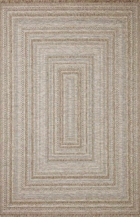 Loloi Dawn Collection Indoor/Outdoor DAW-01 Natural 2'-3" x 3'-9" Accent Rug - Image 3