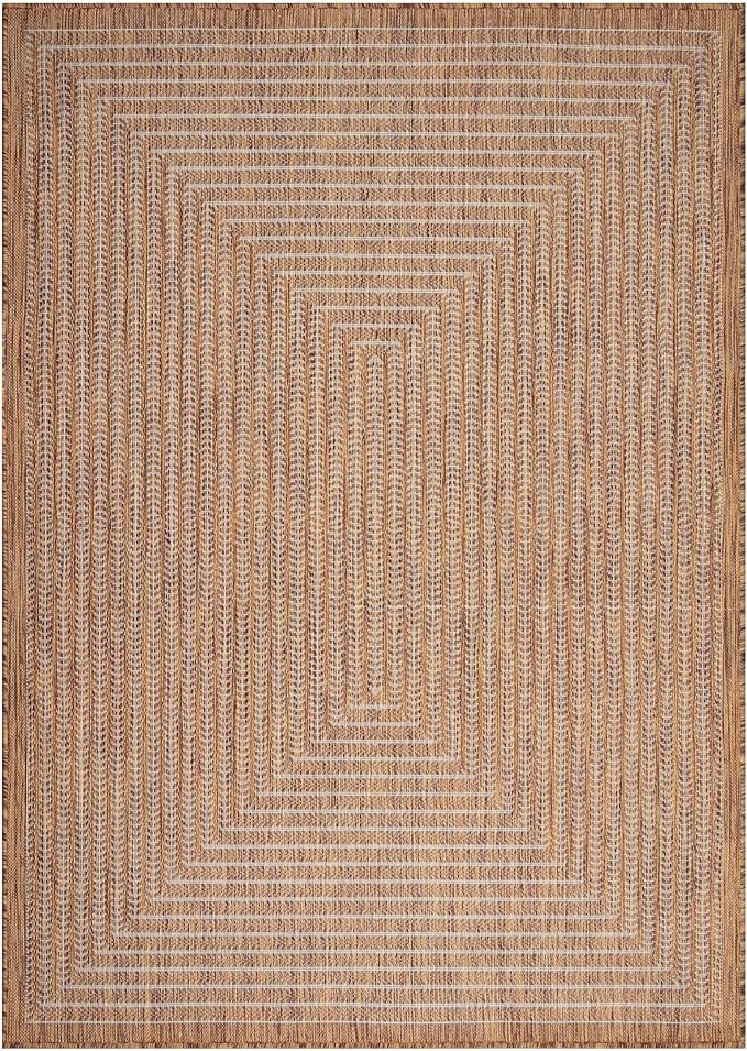 Adiva Rugs Outdoor Indoor Area Rug, Weather Resistant, Stain Resistant Floor Mat - Image 3