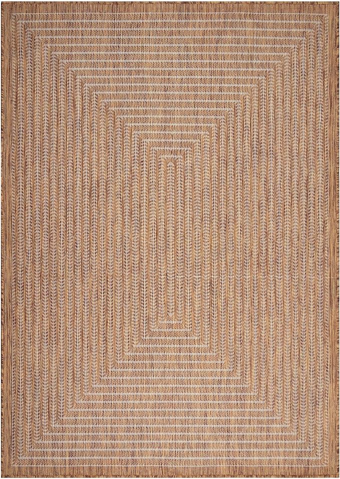 Adiva Rugs Outdoor Indoor Area Rug, Weather Resistant, Stain Resistant Floor Mat - Image 3