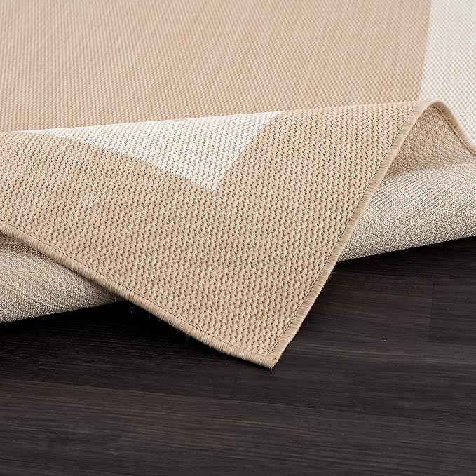 CAMILSON Outdoor Rug 9x12, Large Modern Outside Rugs - Image 3