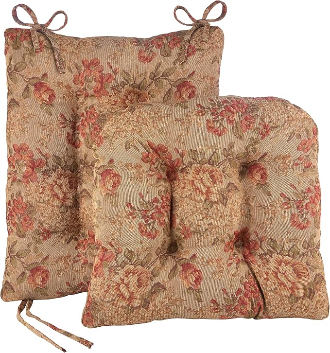 Klear Vu Omega Non-Slip Rocking Chair Cushion Set, Assembled in USA, Thick by KlearVUHomeTextiles