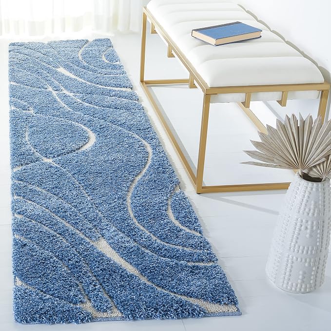 SAFAVIEH Florida Shag Collection Runner Rug by SAFAVIEH
