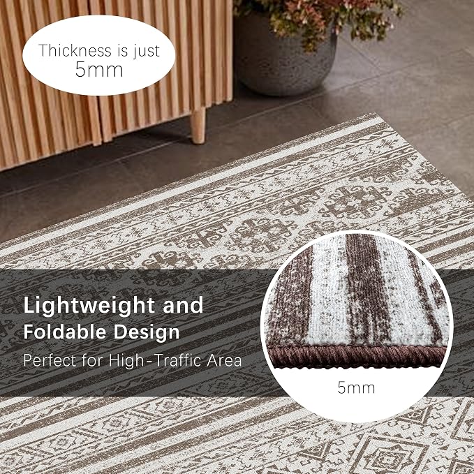 RUGSURE Washable Area Rugs 8' x 10' - Image 5