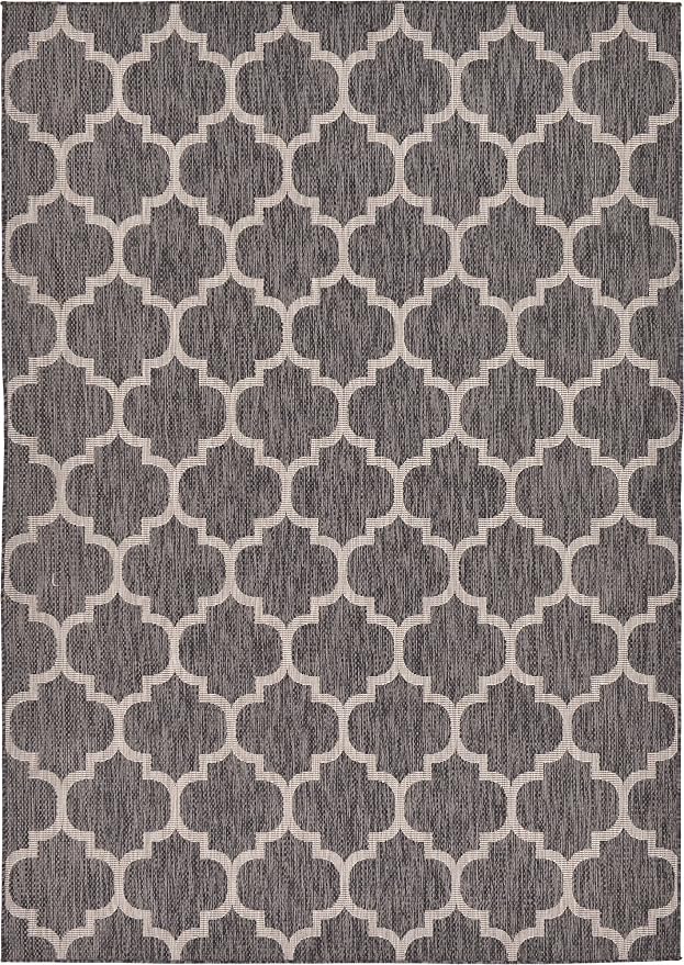 Unique Loom Outdoor Trellis Collection Area Rug - Image 3