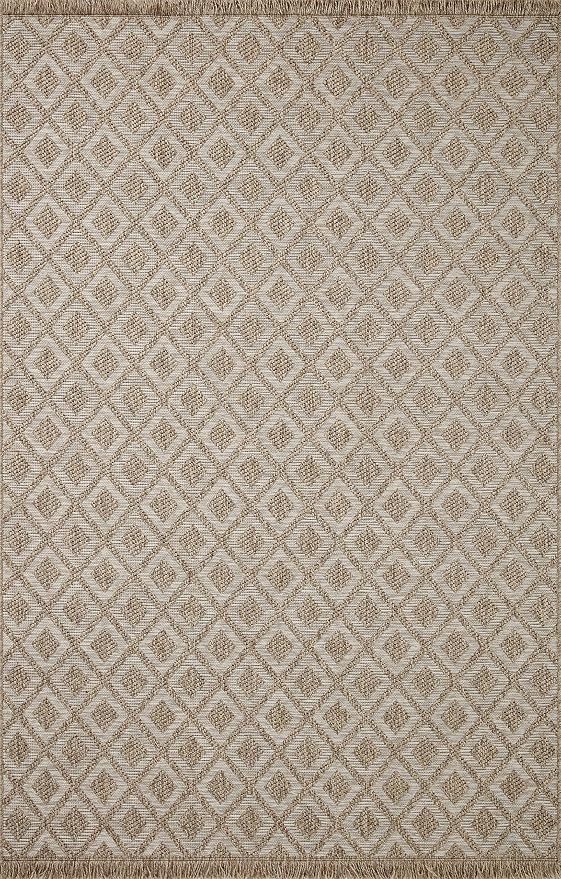 Loloi Dawn Collection Indoor/Outdoor DAW-07 Light Brown 2'-3" x 7'-7" Runner Rug - Image 2