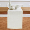 Solino Home 100% Pure Linen Light Flax Table Runner 48 Inches by SolinoHome