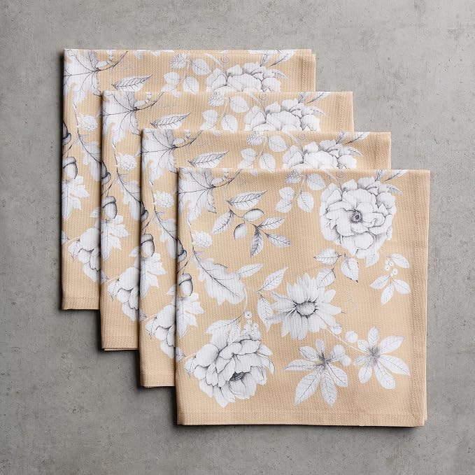 Maison d' Hermine Cloth Napkins Set of 4 100% Cotton - Image 9