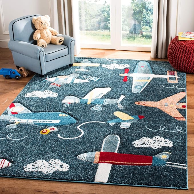 SAFAVIEH Carousel Kids Collection Area Rug by SAFAVIEH