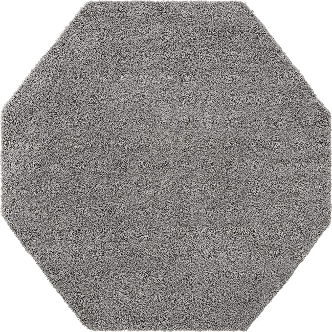 Unique Loom Solid Shag Collection Area Rug - Image 11