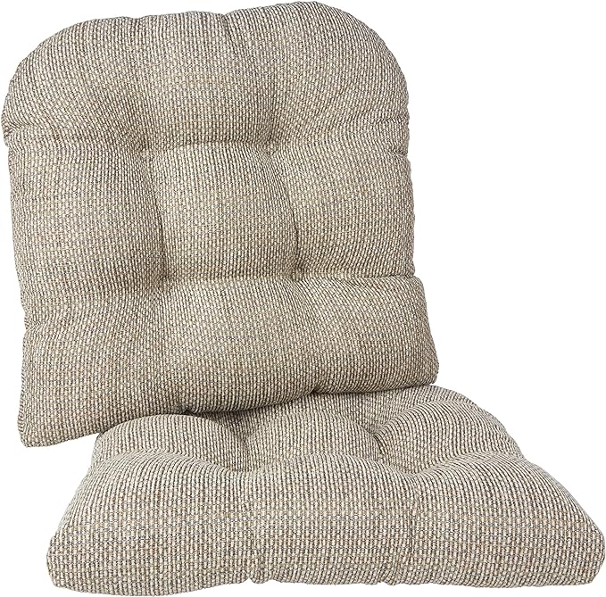 Klear Vu Gripper Overstuffed Universal Non-Slip Dining Chair Cushions by KlearVUHomeTextiles