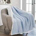 PAVILIA Sherpa Fleece Throw Blanket by PAVILIA