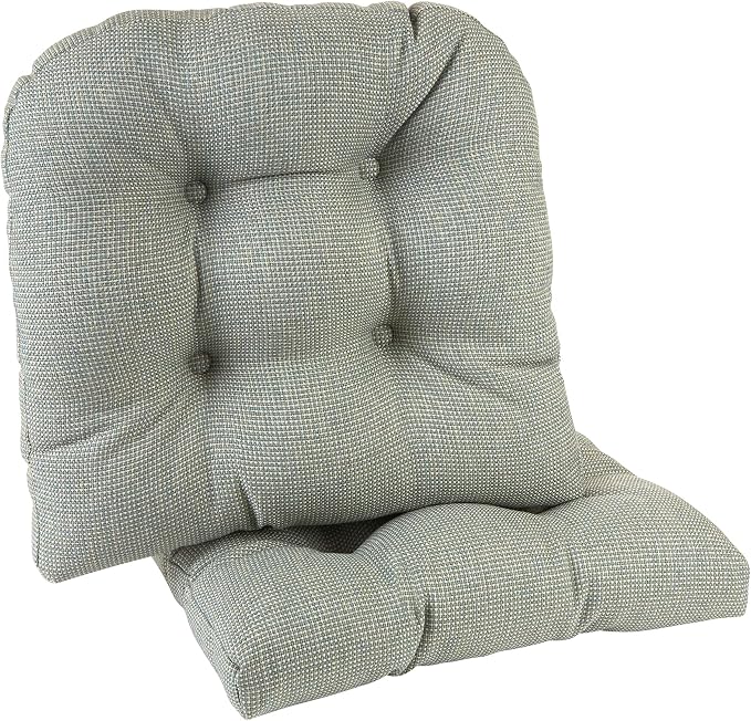 Klear Vu Gripper Overstuffed Universal Non-Slip Dining Chair Cushions by KlearVUHomeTextiles