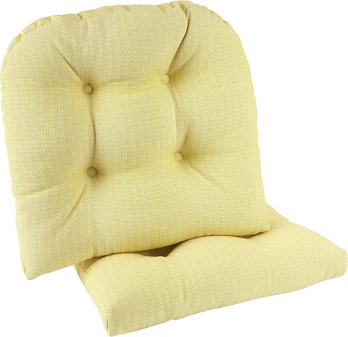 Klear Vu Gripper Overstuffed Universal Non-Slip Dining Chair Cushions by KlearVUHomeTextiles