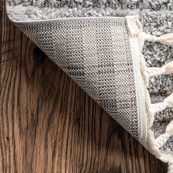 Nuloom Risette Light Grey, Soft and Textured, High Traffic, Stain Resistant - Image 4