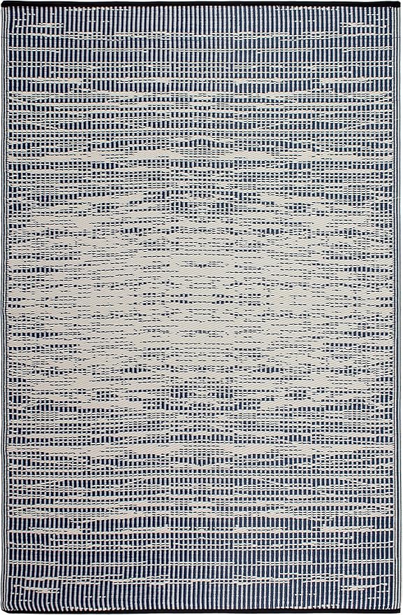 Fab Habitat Abstract Distressed Stripes Outdoor Rug - Image 5