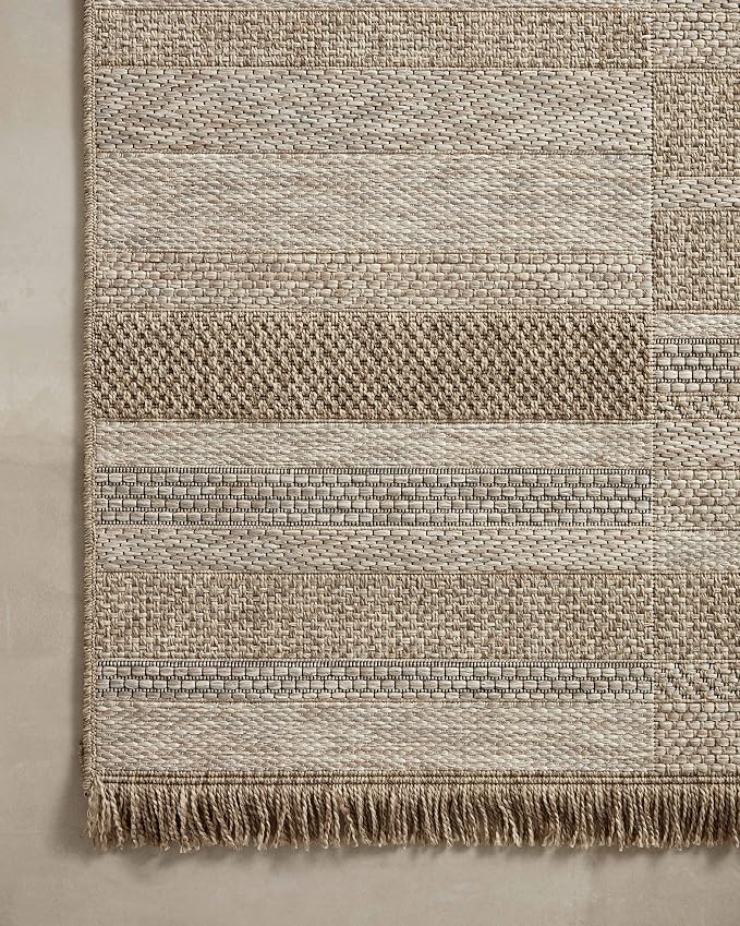 Loloi Dawn Collection Indoor/Outdoor DAW-03 Brown 5'-1" x 7'-7" Area Rug - Image 5
