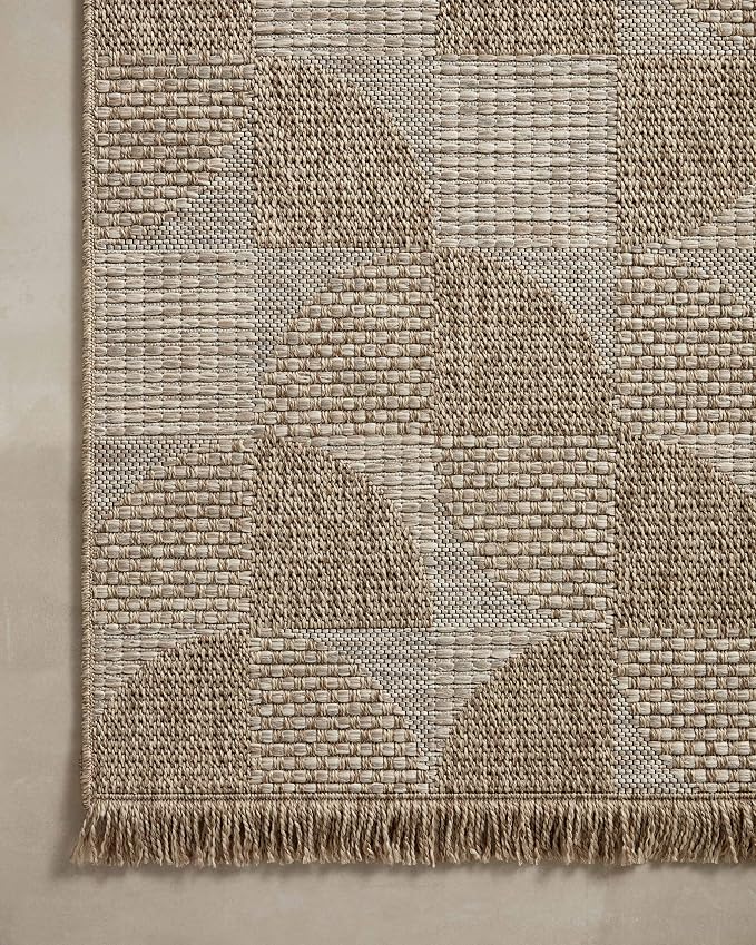 Loloi Dawn Collection Indoor/Outdoor DAW-08 Beige 3'-9" x 5'-9" Accent Rug - Image 7