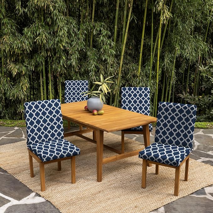 Arden earthFIBER Outdoor Dining Chair Cushion, 20 x 20, Rain-Proof, Fade - Image 3