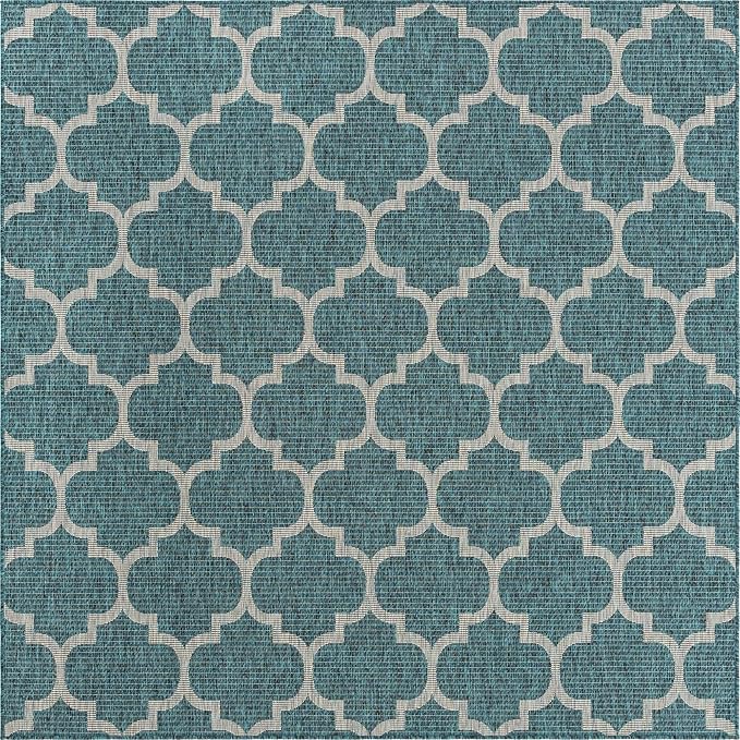 Unique Loom Outdoor Trellis Collection Area Rug - Image 2