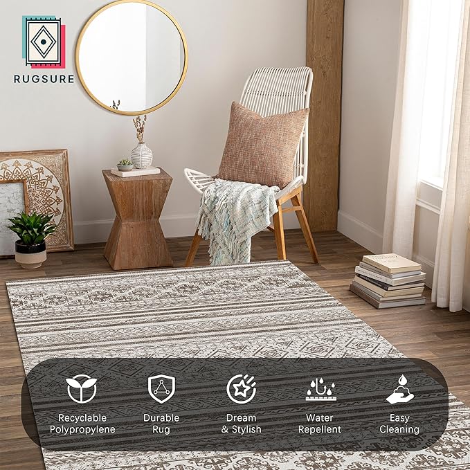 RUGSURE Washable Area Rugs 5' x 7' - Image 4