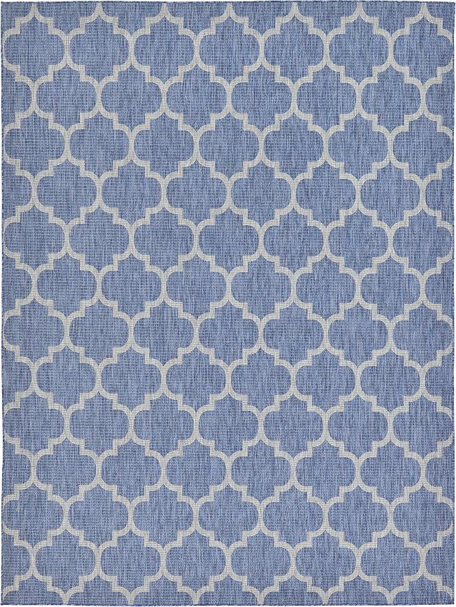Unique Loom Outdoor Trellis Collection Area Rug - Image 3