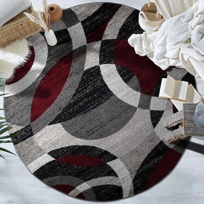 Rugshop Contemporary Abstract Circles Perfect - Image 9