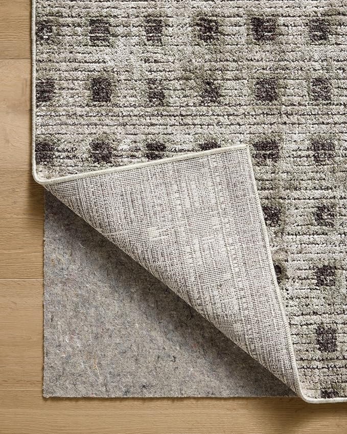 Loloi Jeremiah Brent Bleecker Collection BLE-06 Silver/Charcoal 2'-7" x 10'-0" - Image 7