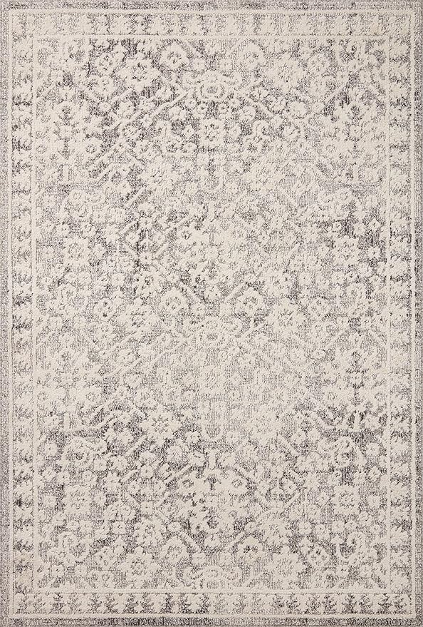 Loloi Magnolia Home by Joanna Gaines Gigi Collection GIG-01 Grey/Ivory 5'-3" x - Image 4