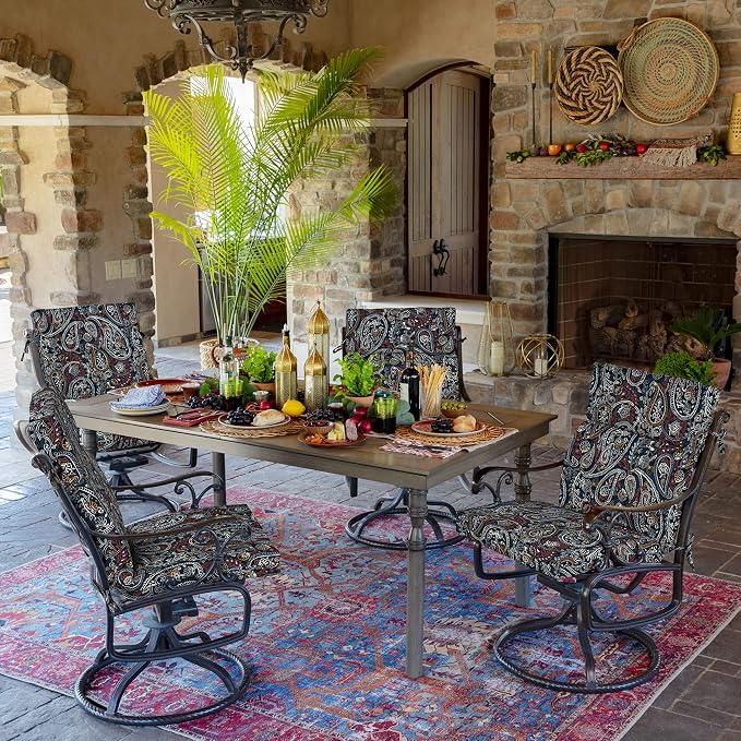Arden Outdoor Chair Cushion, 21 x 20, Rain-Proof, Fade Resistant 20 x 21 - Image 6