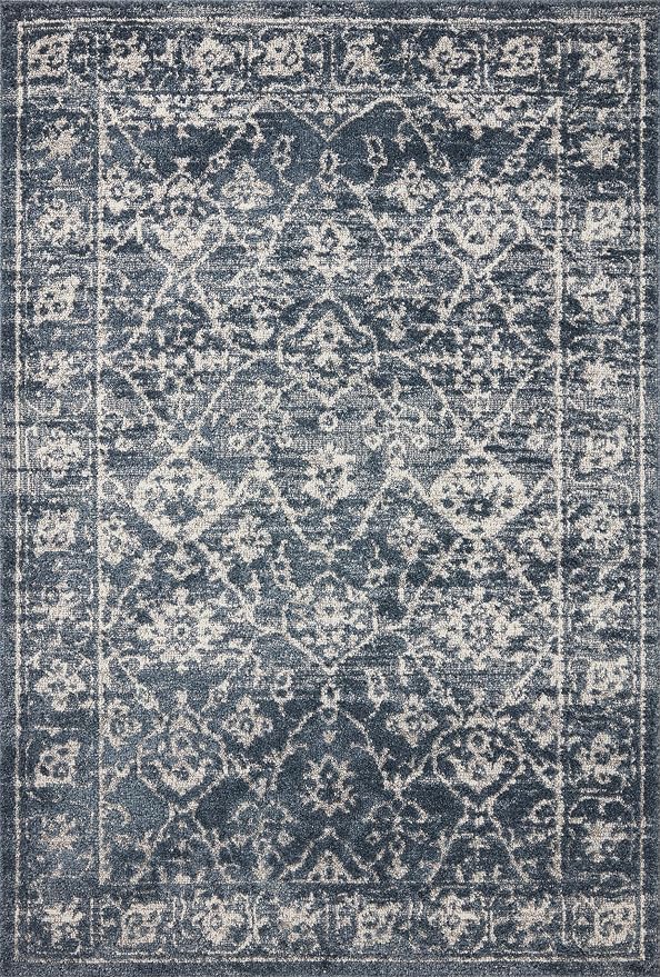 Loloi Magnolia Home by Joanna Gaines Gigi Collection GIG-02 Navy/Stone 6'-7" x - Image 3