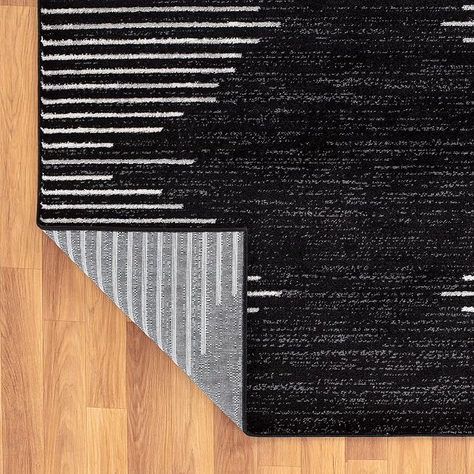 Rugshop Bohemian Stripe Stain Resistant Carpet High Traffic - Image 6
