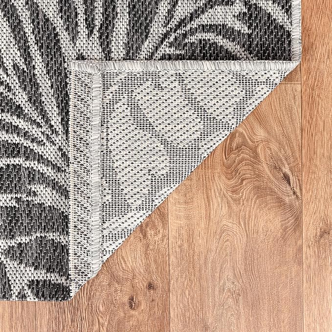Keen Home Design Terrace Outdoor Round Rug - 8ft Round Washable Indoor/Outdoor - Image 5