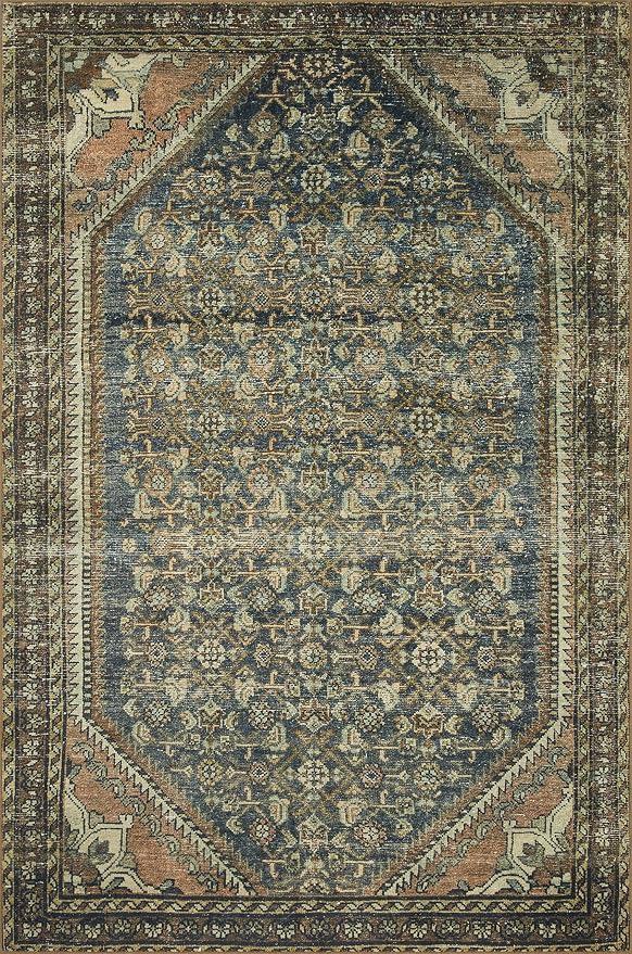 Loloi Magnolia Home by Joanna Gaines Banks Collection BAN-02 Denim/Clay 2'-3" x - Image 6